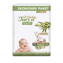 BABY TURCO - Baby Turco - 4 Numara Maxi 48 adet