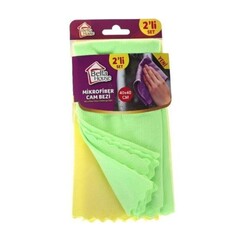 BELLA HOUSE - Bella House - Mikrofiber Cam Bezi İkili 40x40 cm