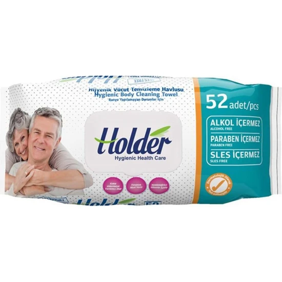 HOLDER - Holder Hijyenik Vücut Temizleme Havlusu 52li Ambalaj