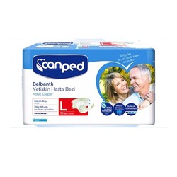 CANPED - Canped - Yetişkin Hasta Bezi L - 30 Adet