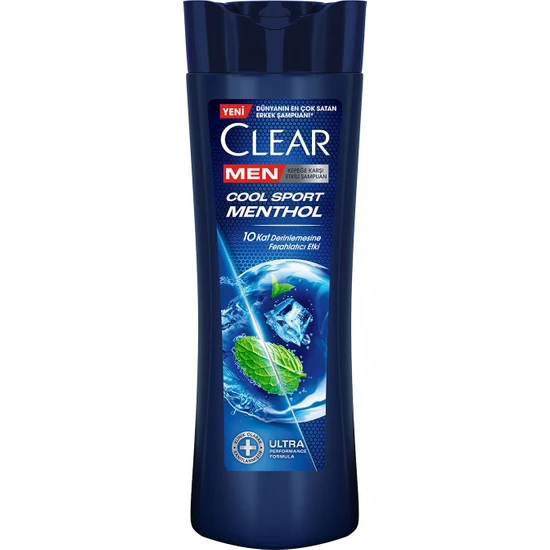CLEAR - Clear Men Kepeğe Karşı Etkili Şampuan Cool Sport Menthol 350 ml