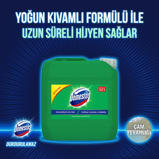 DOMESTOS - DOMESTOS - Maksimum Hijyen - Çam Ferahlığı 3,240ml