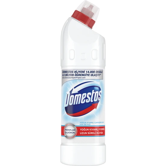 DOMESTOS - Domestos Yoğun Kıvamlı Çamaşır Suyu Kar Beyazı Maksimum Hijyen 750 ML
