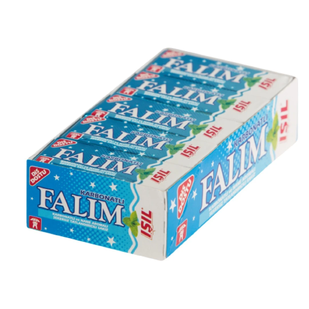 FALIM - Falım Işıl Şekersiz Sakız Nane Aromalı 5 li 7gr x 20 Li