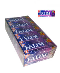 FALIM - Falım Sakız 7 gr X 20'li Paket Orman Meyveleri Aromalı Şekersiz