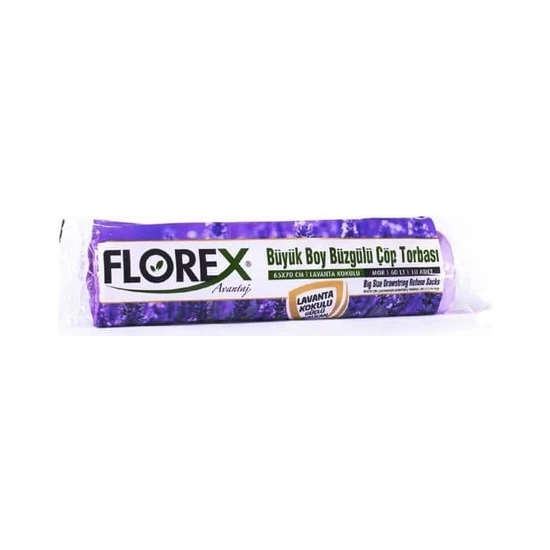 FLOREX - Florex - Çöp Poşeti Lavanta Kokulu 55x60 Orta Boy