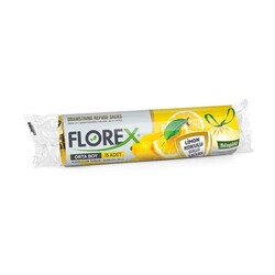 FLOREX - Florex - Çöp Poşeti Limon Kokulu 55x60 Orta Boy