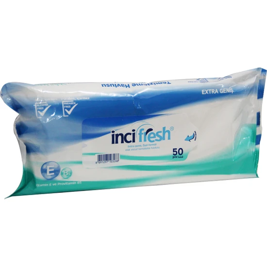 İNCİ - İnci Fresh Islak Vücut Temizleme Havlusu