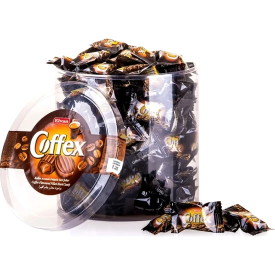 MUHTELİF - Elvan Coffex Gerçek Kahve Dolgulu Sert Şekerleme 1 kg
