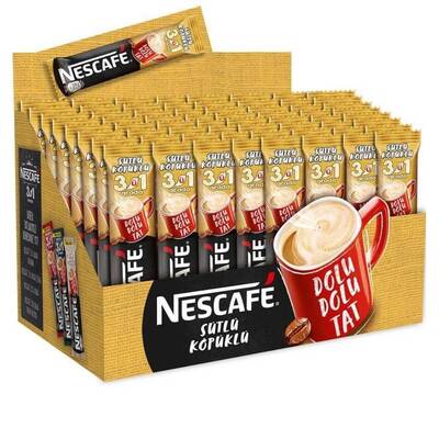 Nescafe - Sütlü Köpüklü 3'ü 1 Arada 48 li