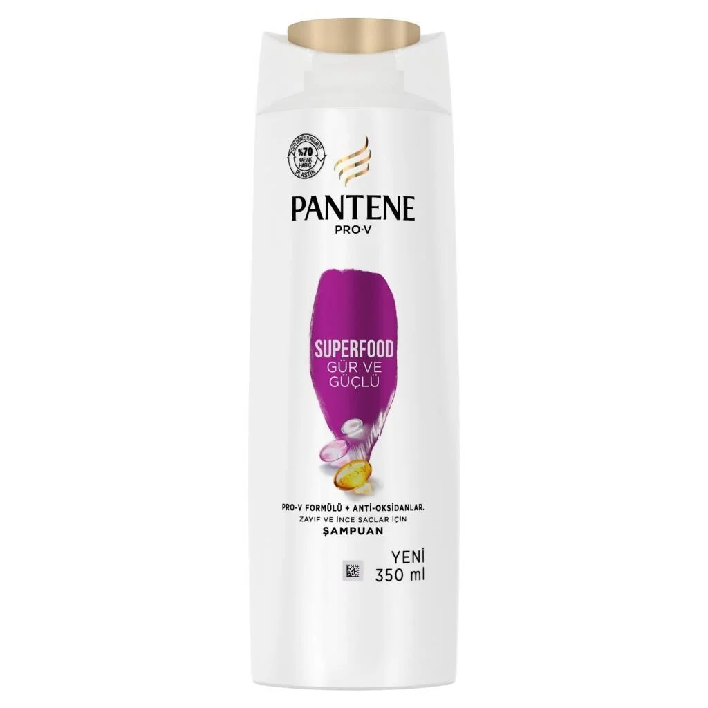 PANTENE - PANTENE 350 ml ŞAMPUAN SÜPERFOOD