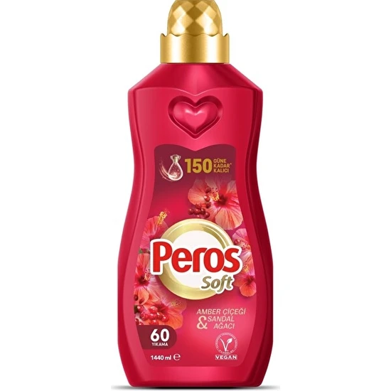 PEROS - Peros 1440 Ml Konsantre Yumuşatıcı Amber Çiçeği
