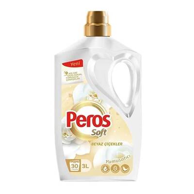 Peros Soft Yumuşatıcı Beyaz Çiçekler 3 Lt