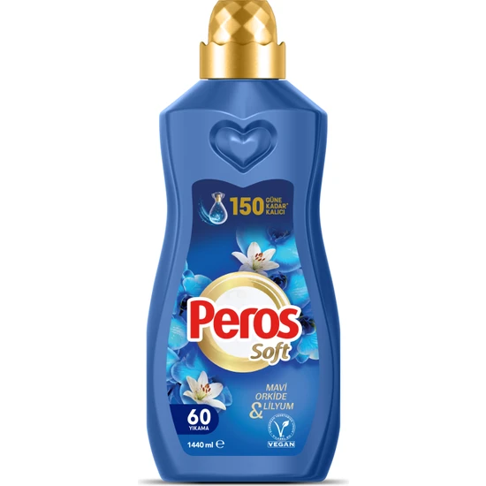 PEROS - Peros 1440 ml Konsantre Yumuşatıcı Mavi Orkide
