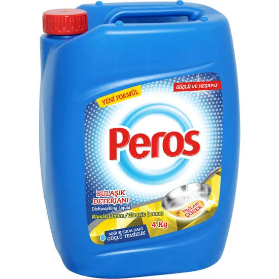 PEROS - Peros 4 Kg Sıvı Bulaşık Klasik Limon
