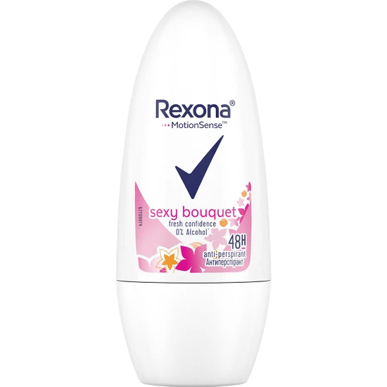 REXONA - Rexona otionSense Kadın Roll On Deodorant Sexy Bouquet 50 ml