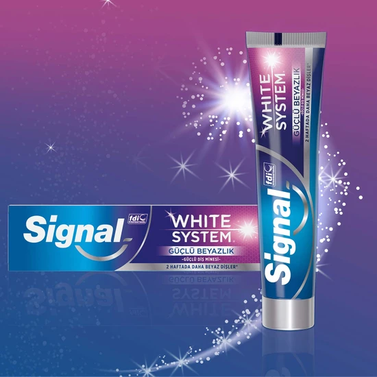 SİGNAL - Signal White System Diş Macunu Güçlü Beyazlık Güçlü Diş Minesi 75 ml