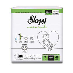 SLEEPY - Sleepy - Natural Bebek Bezi 2 Numara 68 Adet