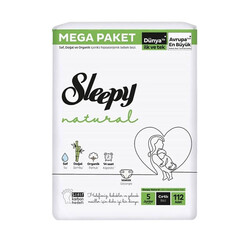 SLEEPY - Sleepy - Natural Bebek Bezi 5 Numara 112 Adet