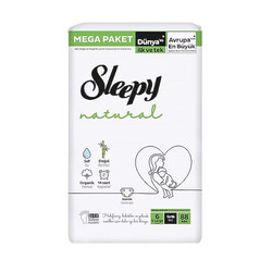 SLEEPY - Sleepy - Natural Bebek Bezi 6 Numara 88 Adet
