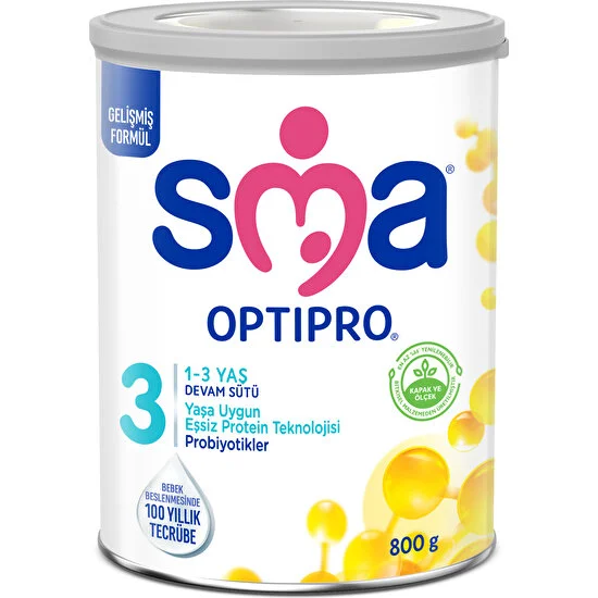 SMA - SMA Optipro Probiyotikli 3 800 gr 1-3 Yaş Devam Sütü