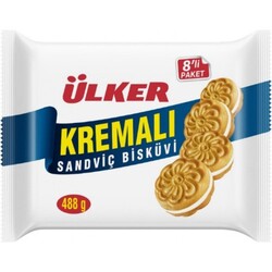 ÜLKER - Ülker - Kremalı Sandviç Bisküvi 488 gr